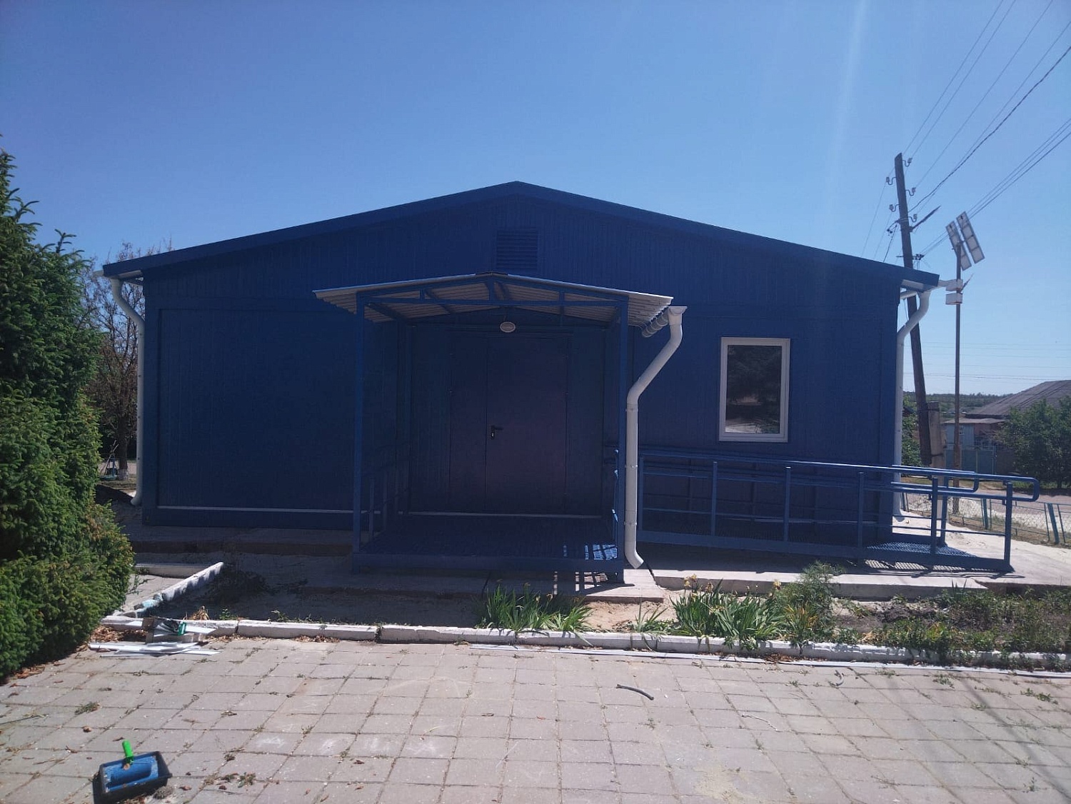 Фельдшерско-акушерский пункт (ФАП) на базе четырех 9 метровых модулей "Каскад"